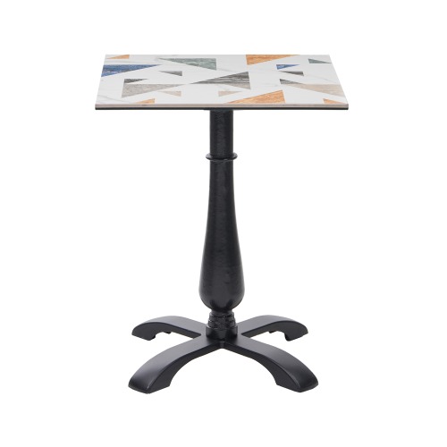 테라조A 세라믹 테이블600 색상2 사각-원형
